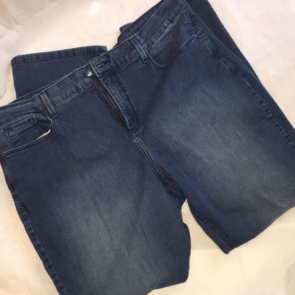 YNDJ Marilyn Straight Jeans Style #W10Z1402 | Size 20W